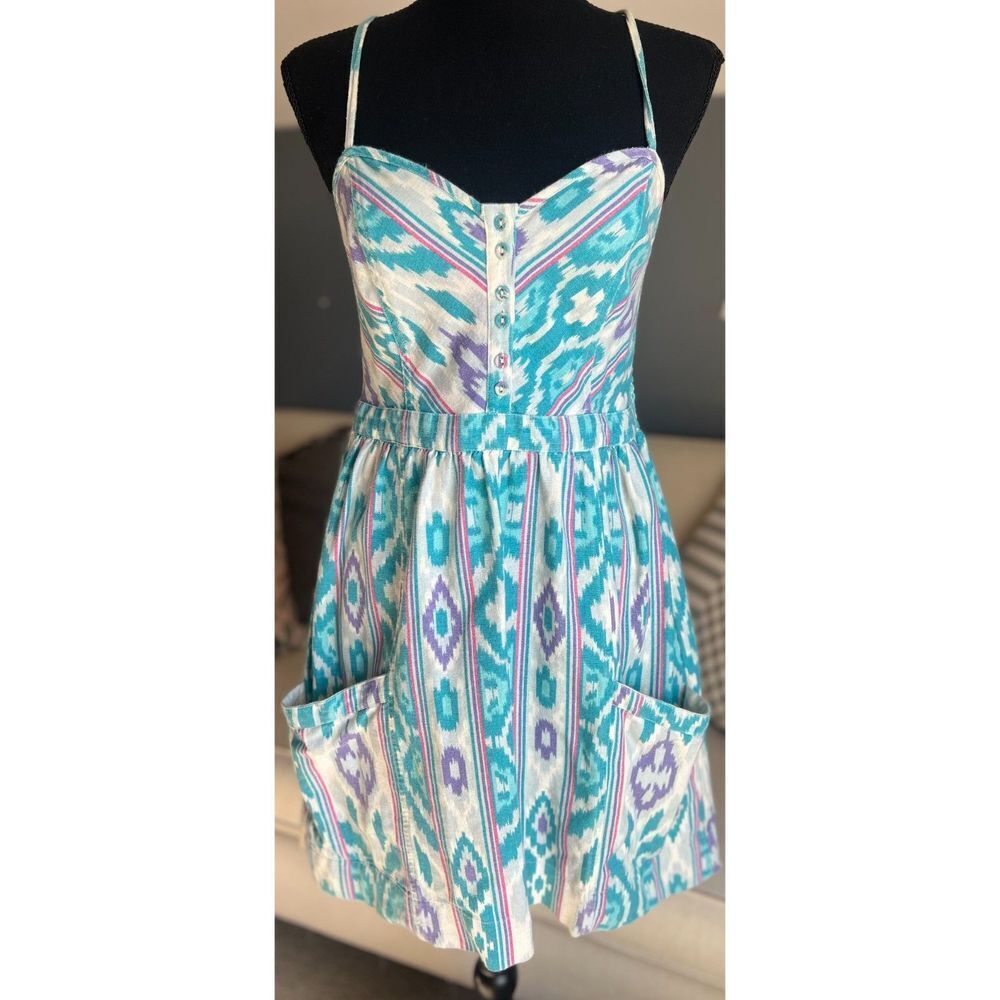 AMERICAN EAGLE - TRIBAL PATTERN SUNDRESS - SIZE M - Picture 5 of 8